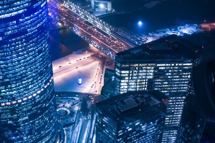 Триатлеты над Москвой